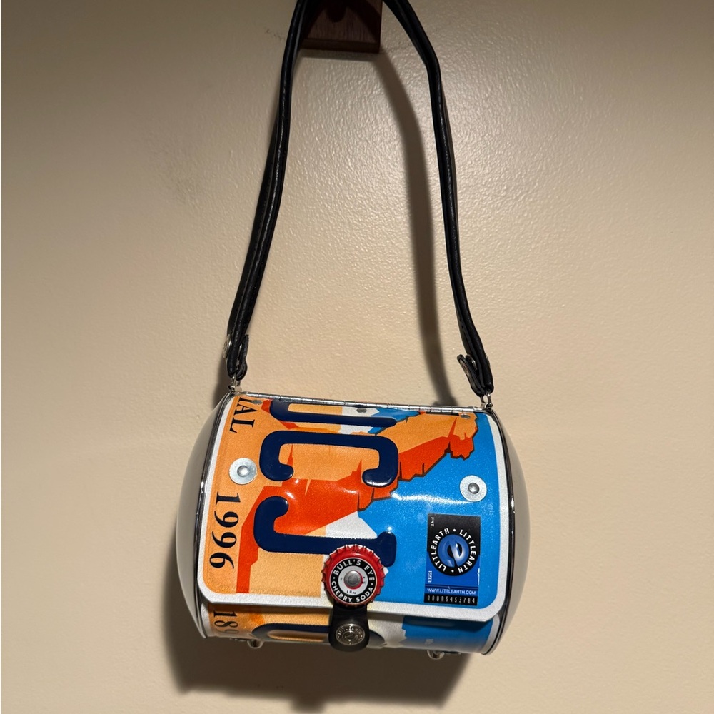 Little Earth Multi-Color UTAH License Plate Shoulder Purse